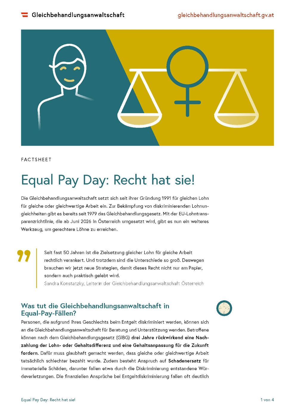 Medien-Factsheet: Equal Pay Day